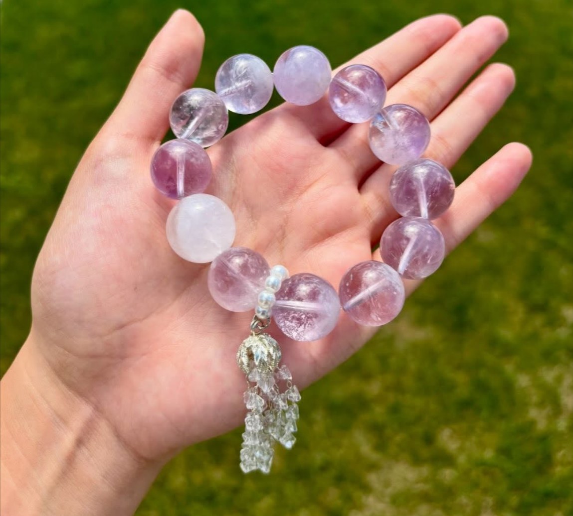 Amethyst Tassel Bracelet